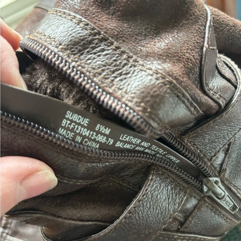 Brown Leather Women's Boots - Picture 7 of 10
